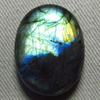 New Madagascar - LABRADORITE - Oval Shape Cabochon Huge size - 22x29 mm Gorgeous Strong Multy Fire
